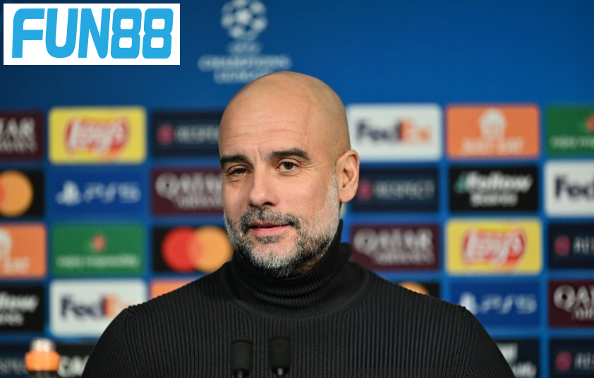 Pep Guardiola tự tin cùng Man City trong việc giành kết quả tốt trước PSG. Ảnh: Getty